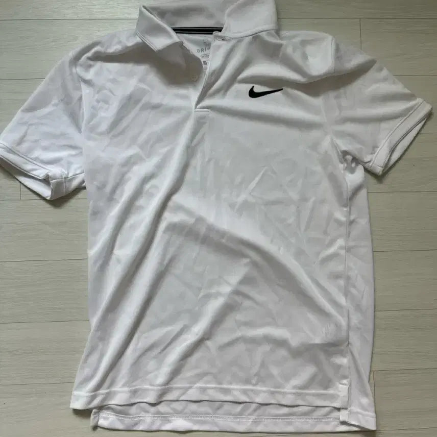 [BUNJANG] Nike Dri-FIT Short Sleeve Polo Shirt White / 나이키 드라이핏 반팔 카라티 화이트