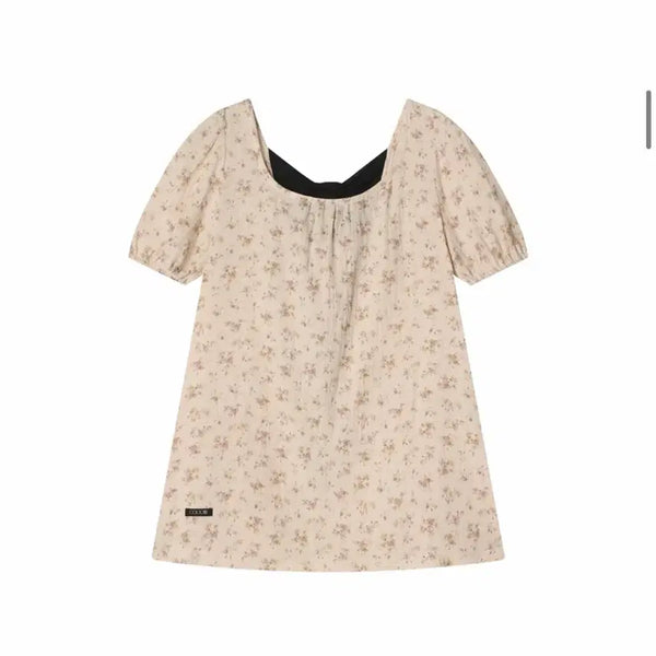 [BUNJANG] Colocynth Flower Blouse Dress / 콜로신스 플라워 블라우스 원피스