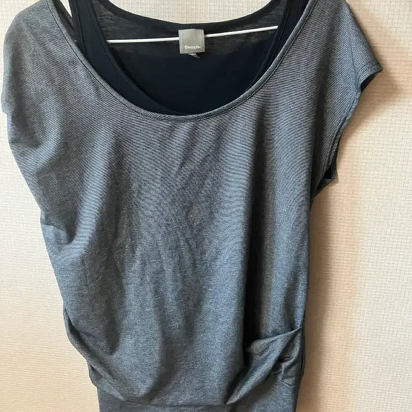 [BUNJANG] Bench Layered Top - Vintage Indie Sleaze Style / bench 빈티지 인디슬리즈 스타일 레이어드 탑