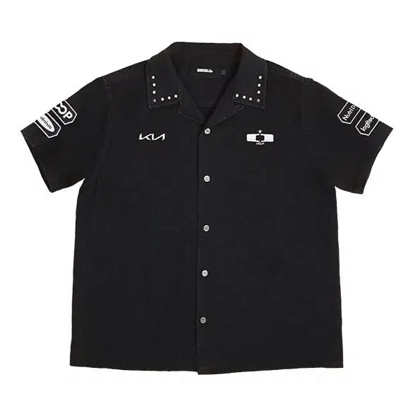 [BUNJANG] Dplus Kia X MEA Denim Uniform Shirt - Showmaker (Size M) / Dplus Kia X MEA Denim Uniform Shirts