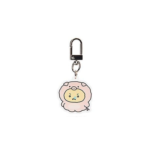 [BUNJANG] Manggeureojin Gom (Smashed Bear) Acrylic Keyring (Pig) / [개봉] 망그러진곰 아크릴 키링 (동물) : 돼지