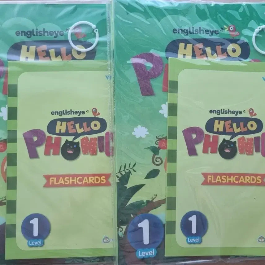 [BUNJANG] Englisheye HELLO PHONICS 1 Textbook + Flashcard Set / 잉글리시아이 HELLO PHONICS 1 교재 + 플래시카드 세트