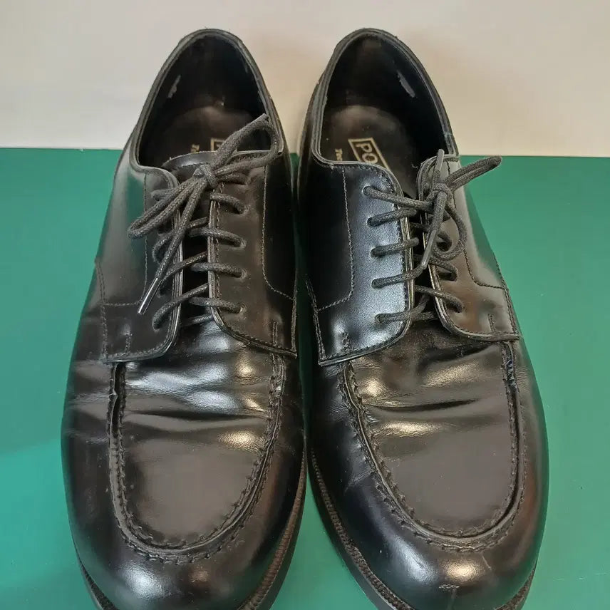 [BUNJANG] POSTMAN Journalist Black U-Tip Derby Shoes (US 7.5 / 255mm) / [POSTMAN] 저널리스트 블랙 U-팁 더비 (US 7.5 / 255mm)