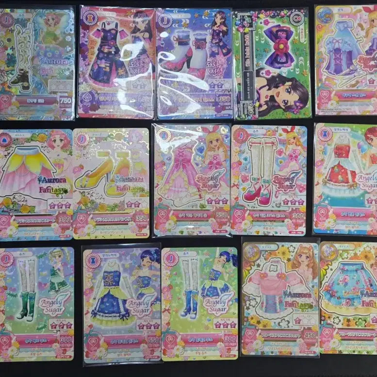 [BUNJANG] Aikatsu! Japan & Korea Card Set - Rare, Normal, Premium / 아이엠스타 아이카츠 한판 일판 카드 세트 조각 프레 레어 노말