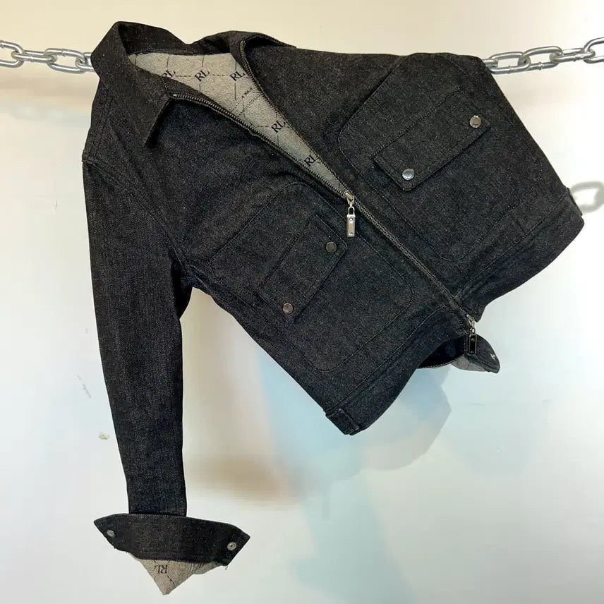 [BUNJANG] Ralph Lauren RL Raw Denim Jacket / RALPH LAUREN RL 랄프로렌 생지 데님 자켓
