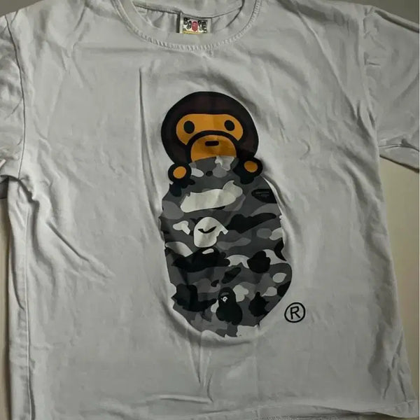 [BUNJANG] BAPE Minimalist Short Sleeve T-Shirt (M) / 베이프 미니마일로 반팔티(M)