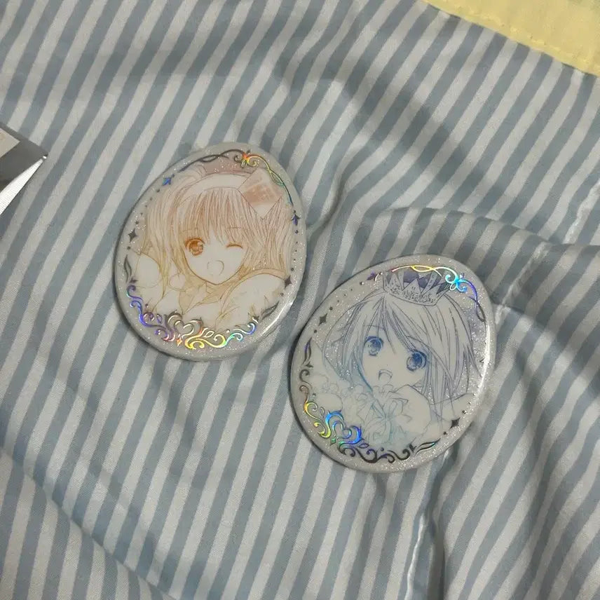 [BUNJANG] Character Transformation Can Badge Set (Dia & Rui) / 캐릭캐릭체인지 캔뱃지 다이아&루이 일괄!