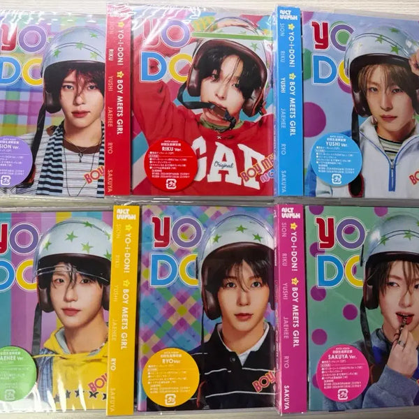 [BUNJANG] NCT WISH Japan Album 'B SSM' Yoiyoi Official Individual Version Zion Riku Yushi Jaehee Ryo Sakuya Bundle Set (Sealed) / 미개봉 일괄) 엔시티 위시 일본 앨범 보밋걸 요이동 개인반 시온 리쿠 유우시 재희 료 사쿠야