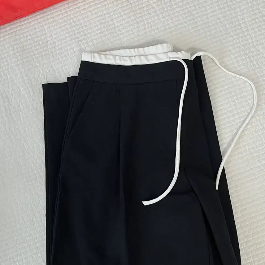 [BUNJANG] Zara Black Wide Leg Slacks XS / ZARA 블랙 와이드 슬랙스 XS