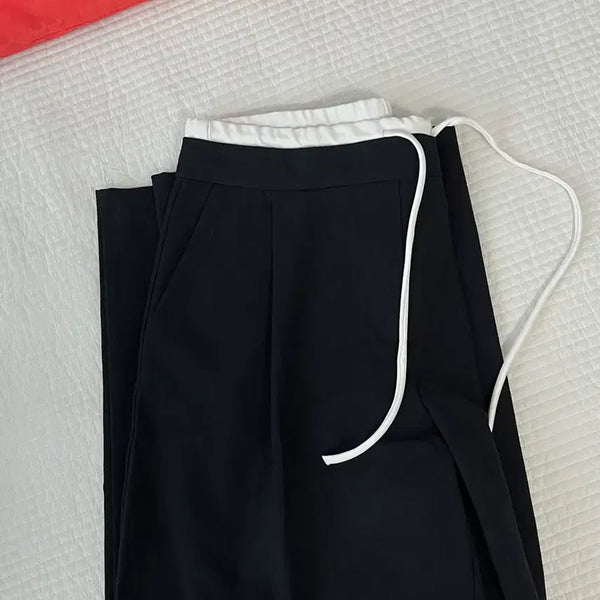 [BUNJANG] Zara Black Wide Leg Slacks XS / ZARA 블랙 와이드 슬랙스 XS
