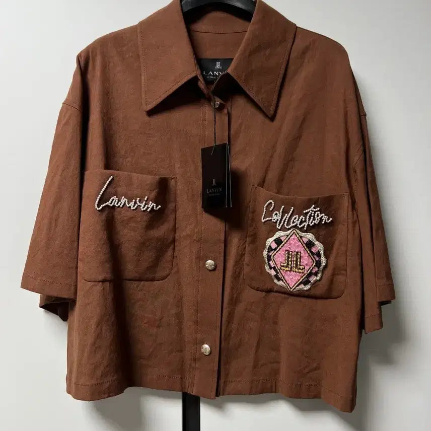 [BUNJANG] Lanvin Collection Sequin Shirt Jacket / 랑방컬렉션 셔츠 자켓