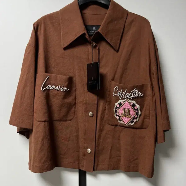 [BUNJANG] Lanvin Collection Sequin Shirt Jacket / 랑방컬렉션 셔츠 자켓