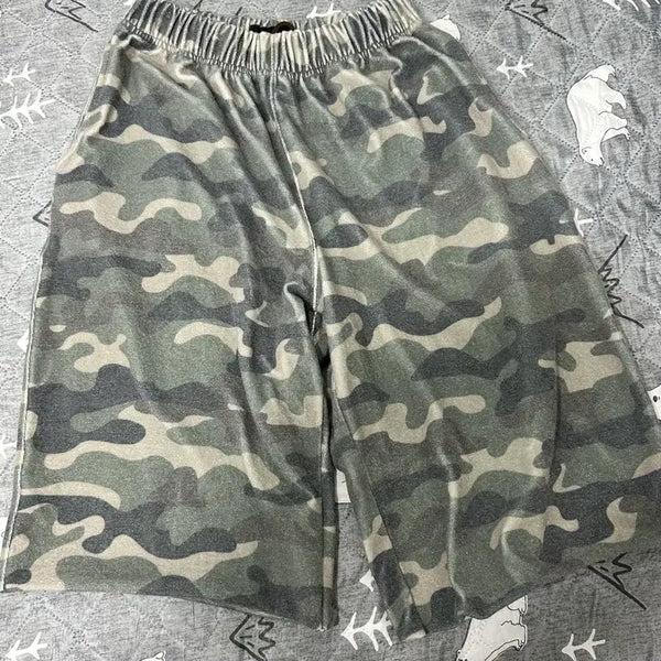 [BUNJANG] Blackout Camo Shorts Size M / 블랙아웃 카모 쇼츠 m사이즈