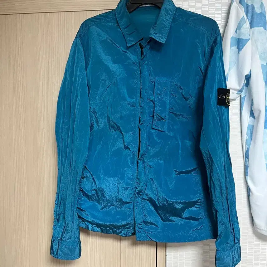 [BUNJANG] Stone Island Nylon Shirt Jacket Department Store Edition / [XL] 스톤아일랜드 나일론 셔츠 자켓 백화점판