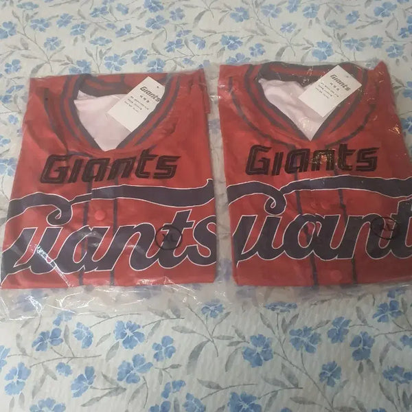 [BUNJANG] Lotte Giants Uniforms (Size 105) - Sealed Bundle Set of 2 / 롯데자이언츠 유니폼 105사이즈 미개봉새상품 2개일괄판매