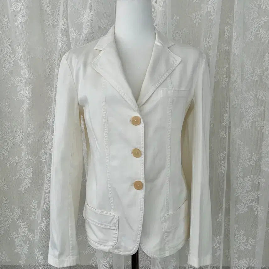 [BUNJANG] Jil Sander Cotton Jacket Ivory / 38) 질샌더 JIL SANDER 코튼 자켓 아이보리