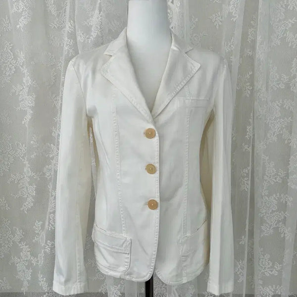 [BUNJANG] Jil Sander Cotton Jacket Ivory / 38) 질샌더 JIL SANDER 코튼 자켓 아이보리