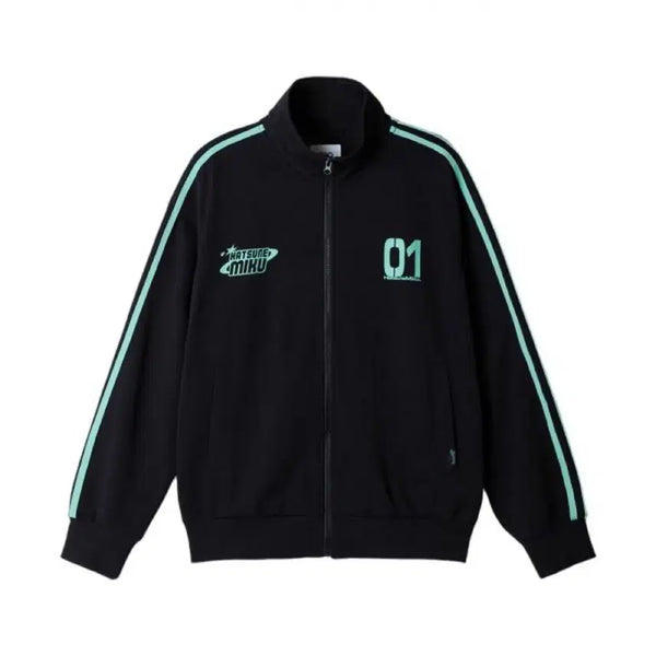 [BUNJANG] SPAO Hatsune Miku Collaboration Track Jacket Black / 하츠네미쿠 스파오 트랙 자켓 블랙