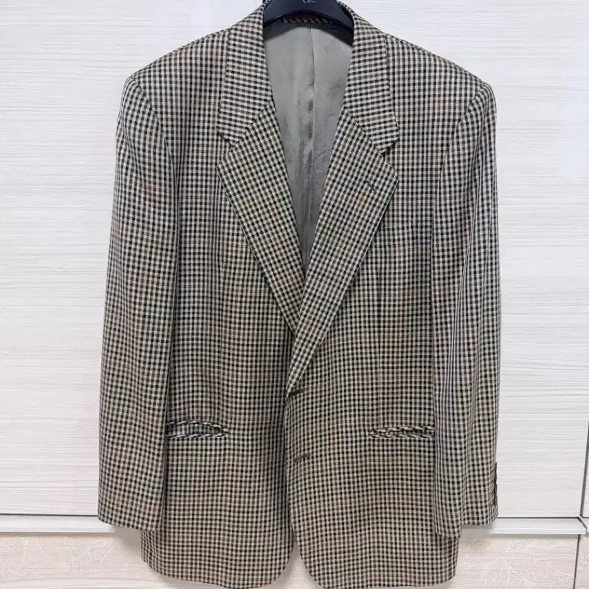 [BUNJANG] Saint Laurent Vintage Check Jacket / 입생로랑 빈티지 체크 자켓