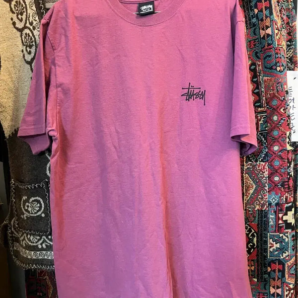 [BUNJANG] Stussy Basic Stussy T-Shirt Berry L / 정품 스투시 베이직스투시 티셔츠 베리 L
