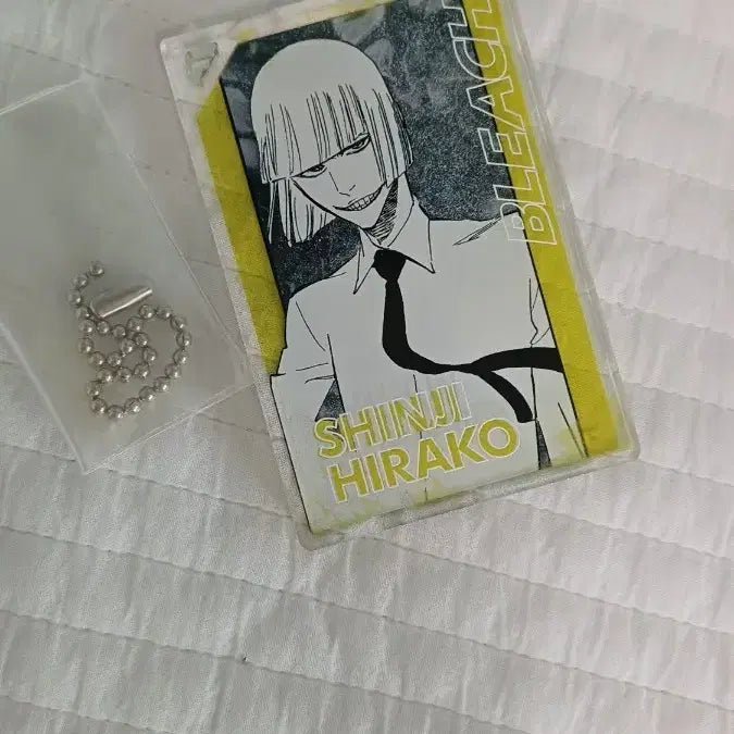 [BUNJANG] Bleach Shinji Hirako Domino Acrylic Ring Keychain / 블리치 히라코신지 도미노 아크링 키링