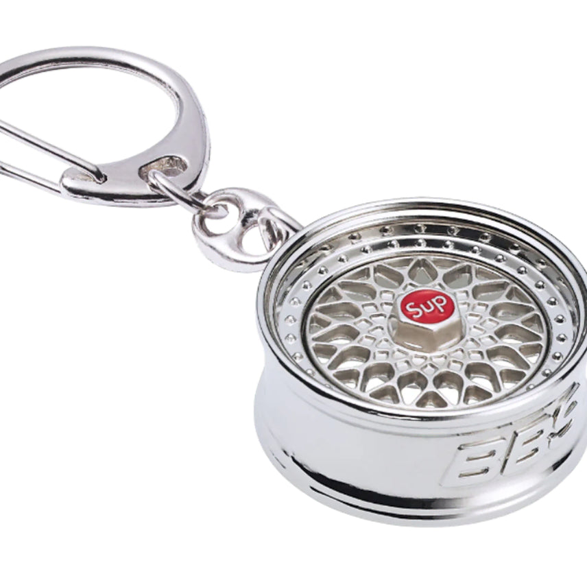 [BUNJANG] Supreme BBS RS Rim Keychain Chrome FW25 / [새상품] 슈프림 BBS 키링 Supreme BBS RS Rim Keychain FW25