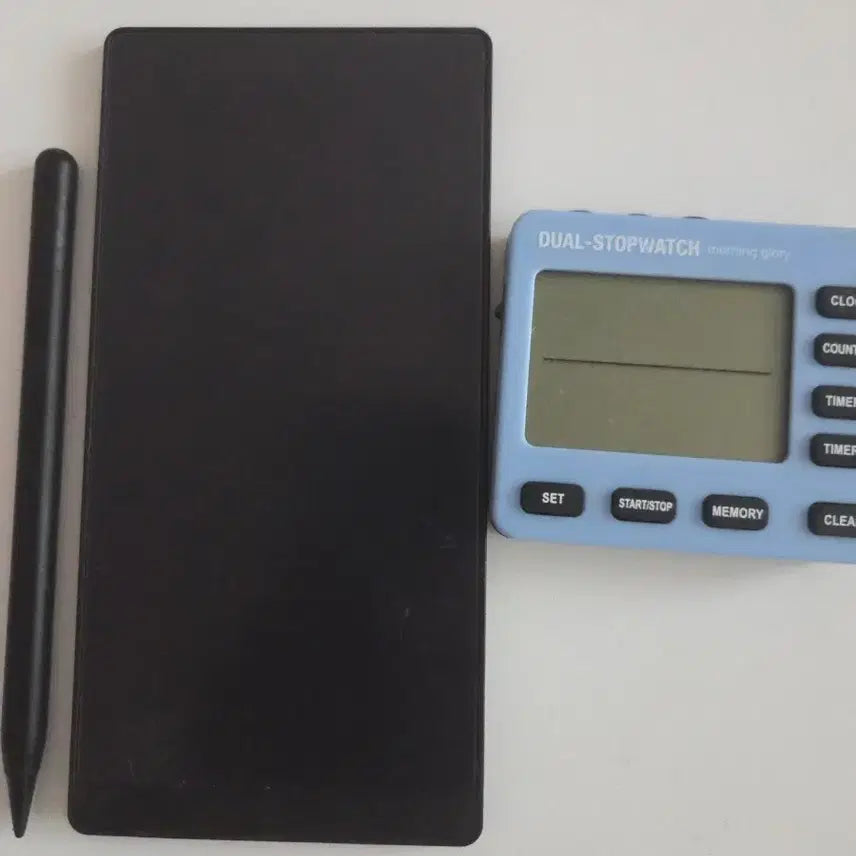 [BUNJANG] LCD Writing Tablet with Stopwatch / 공부세트 전자보드