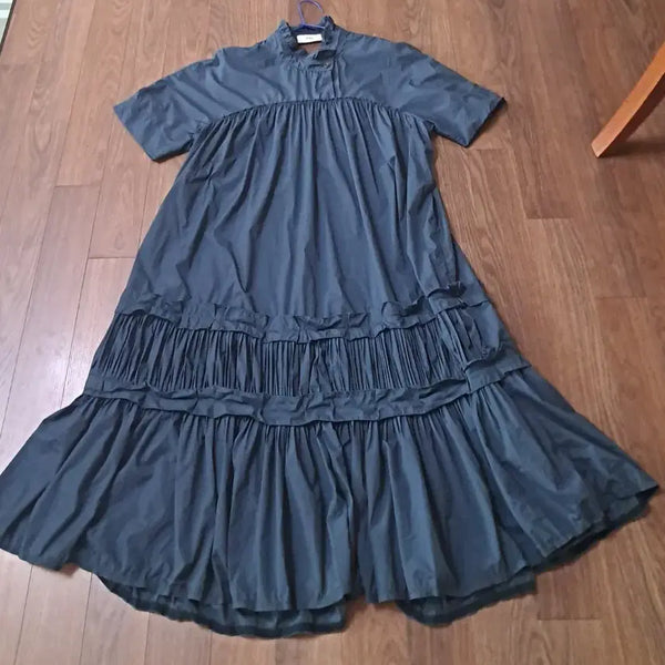 [BUNJANG] Ozcecon Frill Shirring Dress / 오즈세컨 프릴 셔링 원피스