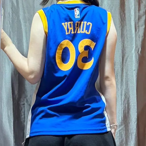 [BUNJANG] NBA x Adidas Curry Basketball Uniform Jersey / M NBA x ADIDAS CURRY 베스킷볼 유니폼 져지