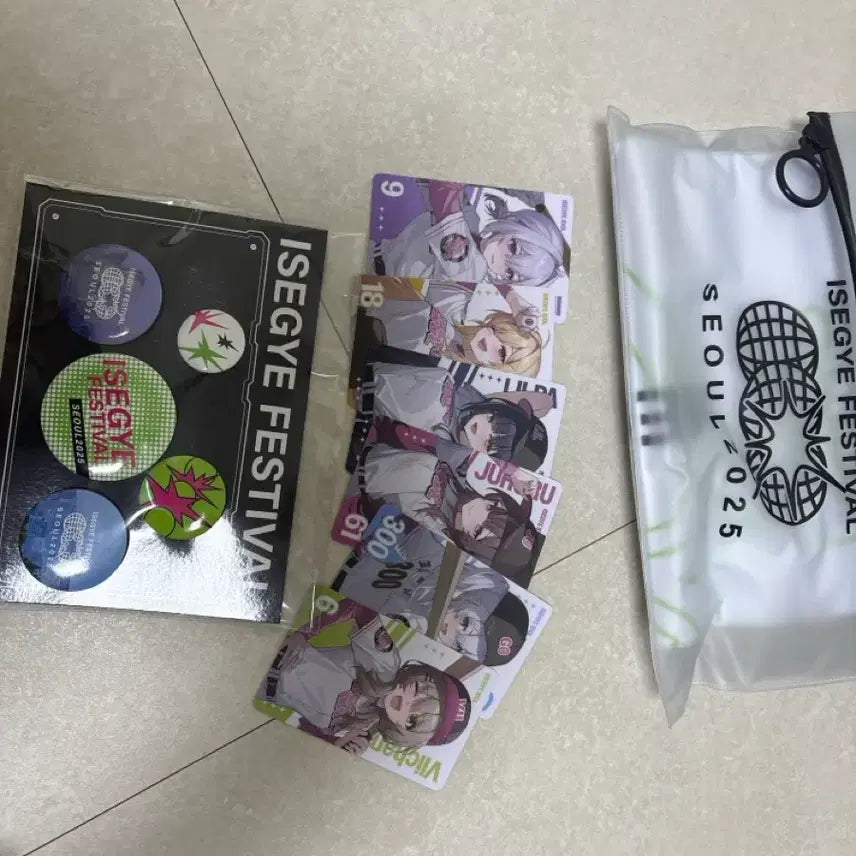 [BUNJANG] LeeSeoPae LeeSeDol Sleeveless Badge Slogan / 이세계아이돌 이세돌 이세페 포카 뱃지 슬로건