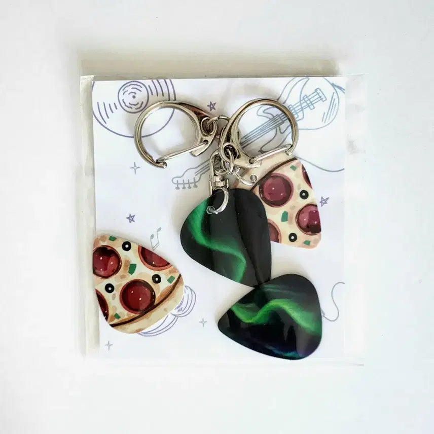 [BUNJANG] Happy Together B-ONEX B-ON Guitar Pick Keychain (Sealed) / 해피투게더 햎투 비온아넥스 비온 콜카 기타피크 키링 미개봉 원가이하 양도