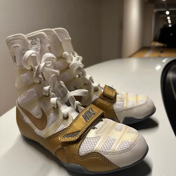 [BUNJANG] Nike Hyper KO1 Boxing Shoes White/Gold Size 240 / 나이이키 하이퍼 ko1 235- 240 size5