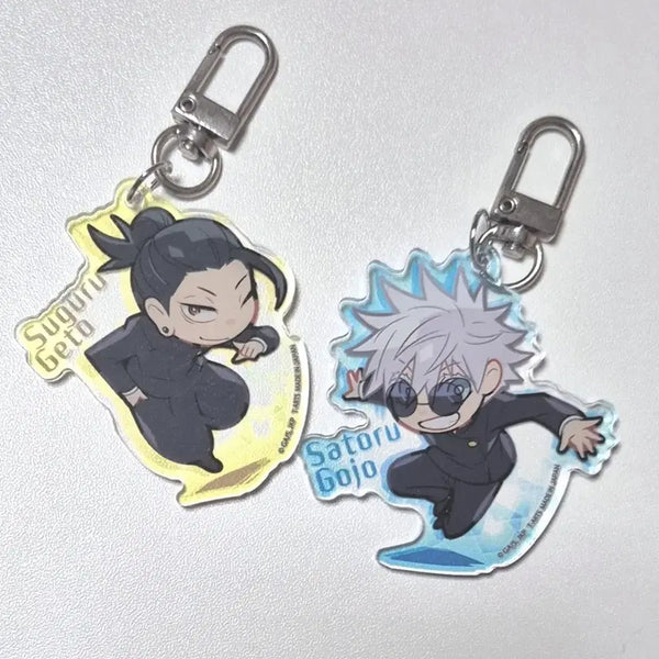 [BUNJANG] Jujutsu Kaisen Gojo Geto Acrylic Keychain Bundle Set / 일괄)주술 회옥 고죠 게토 아크릴 키링 가챠
