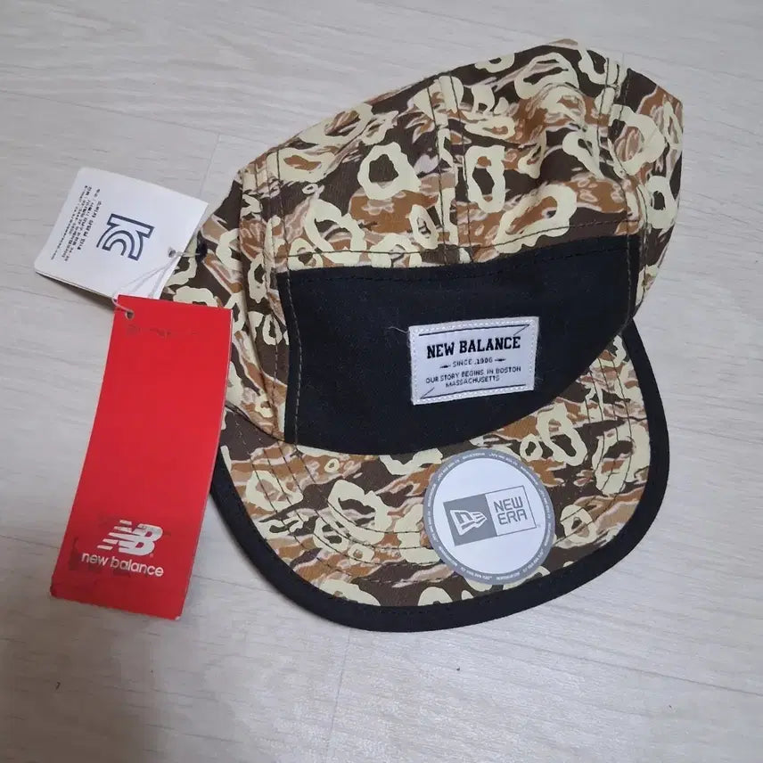 [BUNJANG] New Balance x New Era Collaboration Camouflage Pattern Camp Cap / 뉴발란스 모자 미사용