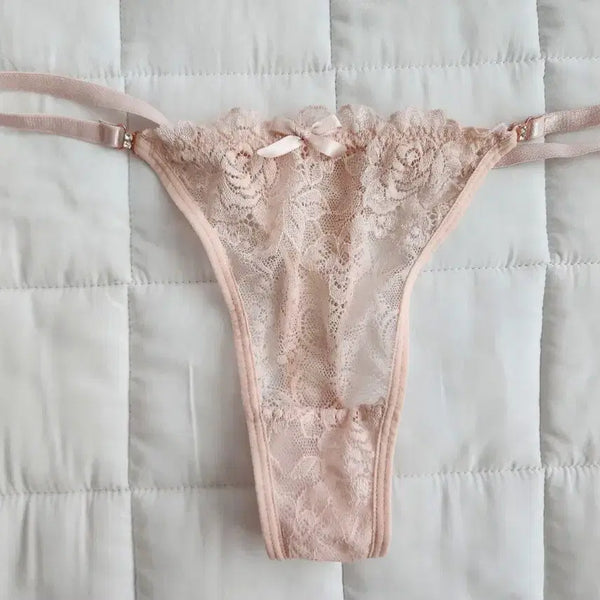 [BUNJANG] Women's Lace Thong Panty (Used) / (중고) 레이스 여성 티팬티