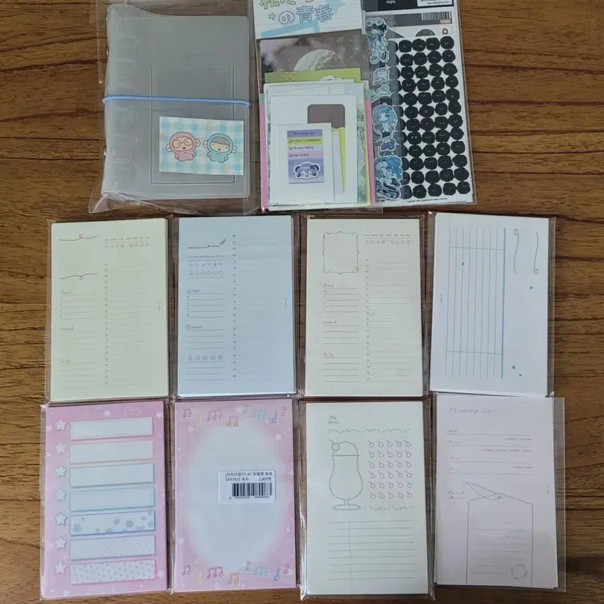 [BUNJANG] Sticker & A7 Binder Refill Set / 다꾸)스티커+A7육공 속지 처분 판매합니다.
