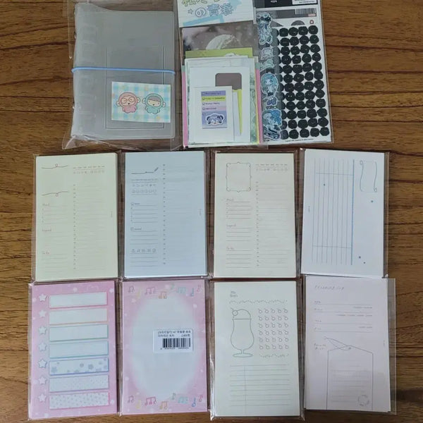 [BUNJANG] Sticker & A7 Binder Refill Set / 다꾸)스티커+A7육공 속지 처분 판매합니다.