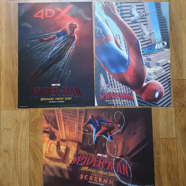 [BUNJANG] Spider-Man Set of 3 A3 Posters / 스파이더맨 A3포스터3종