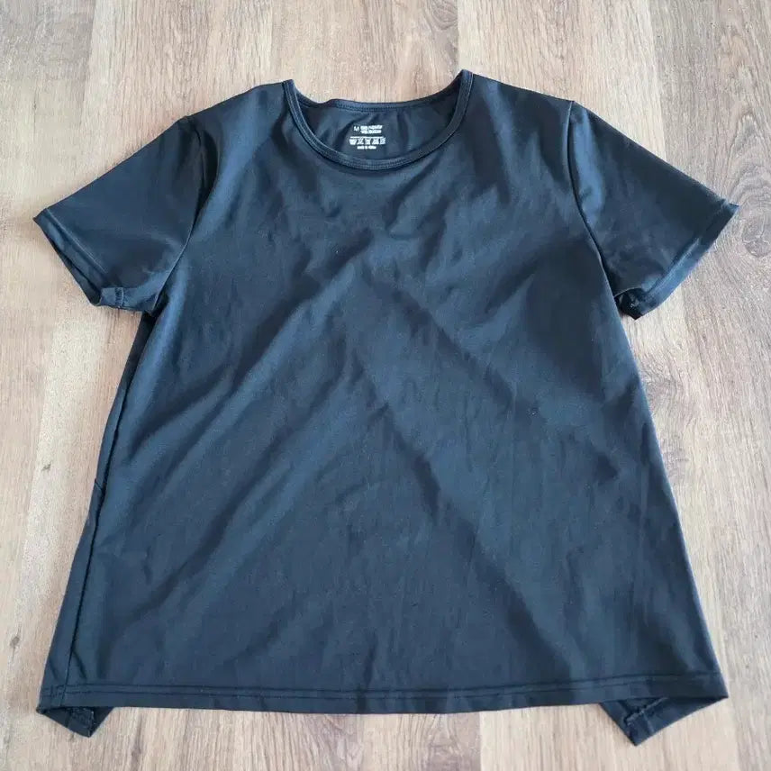 [BUNJANG] Functional Short-Sleeve T-Shirt Black / 기능성 반팔티 검정