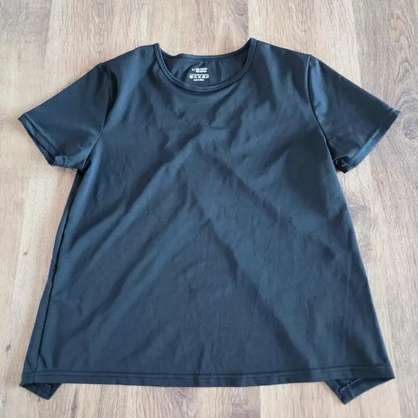 [BUNJANG] Functional Short-Sleeve T-Shirt Black / 기능성 반팔티 검정