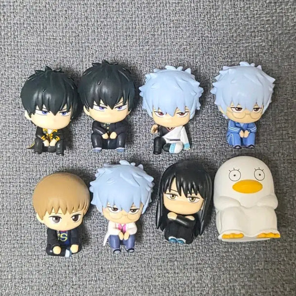 [BUNJANG] Gintama Gachapon Figure Bundle Set / 일괄)은혼 삼젯 진선조 요시와라 마치보케 히지카타 오키타 엘리자베스 카츠라 긴토키 긴파치 피규어 가챠 언제오려나