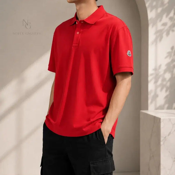 [BUNJANG] Moncler Wappen PK T-shirt Red L / [정품/당일출고] 몽클레어 외펜 PK 반팔티 레드 L / 100~105