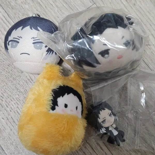 [BUNJANG] Bungo Stray Dogs Akutagawa Plush Set / 문스독 아쿠아타가와 모찌