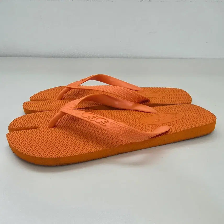 [BUNJANG] Kolekole Tabi Wave Flip-Flop Sandals Size 240 Orange / [240]꼴레꼴레 타비 웨이브 플립플랍 샌들