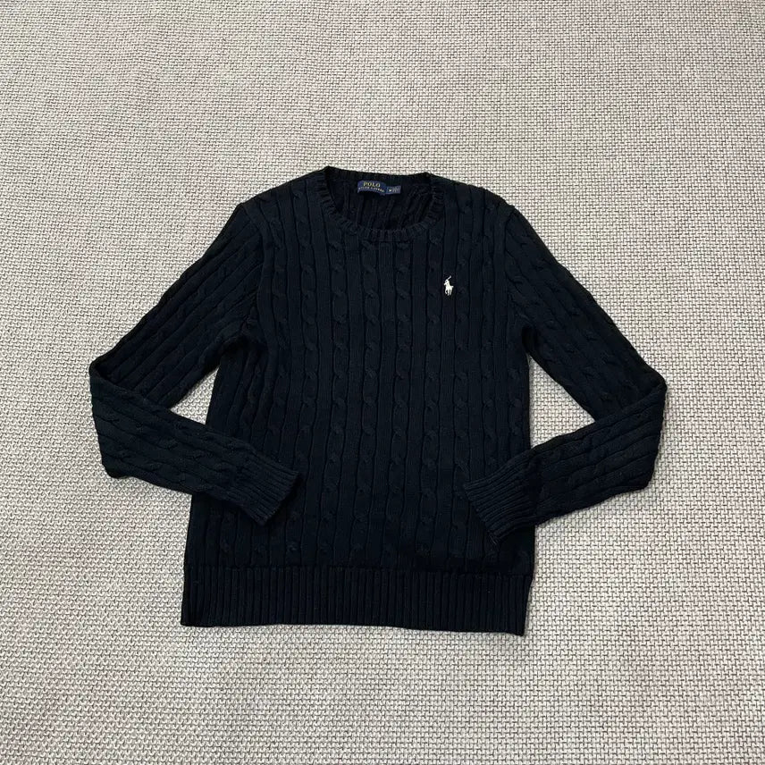 [BUNJANG] Polo Ralph Lauren Women's Cable Knit Sweater M / M 폴로 랄프로렌 꽈배기 여성 니트 N.9657
