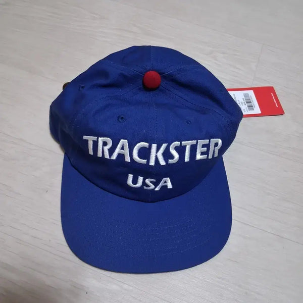 [BUNJANG] New Balance Trackster USA Embroidered Cotton Baseball Cap / 뉴발란스 새상품 프리사이즈 모자