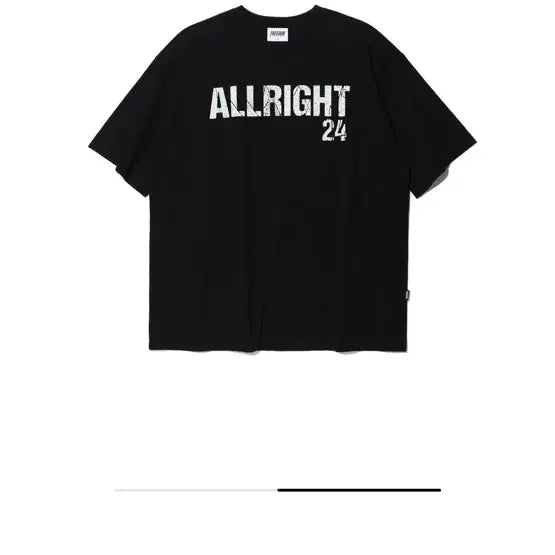 [BUNJANG] Ollight 24 Tiger Freedom T-shirt Black XL / 올라잇 24 타이거 프리덤 티셔츠 블랙 xl
