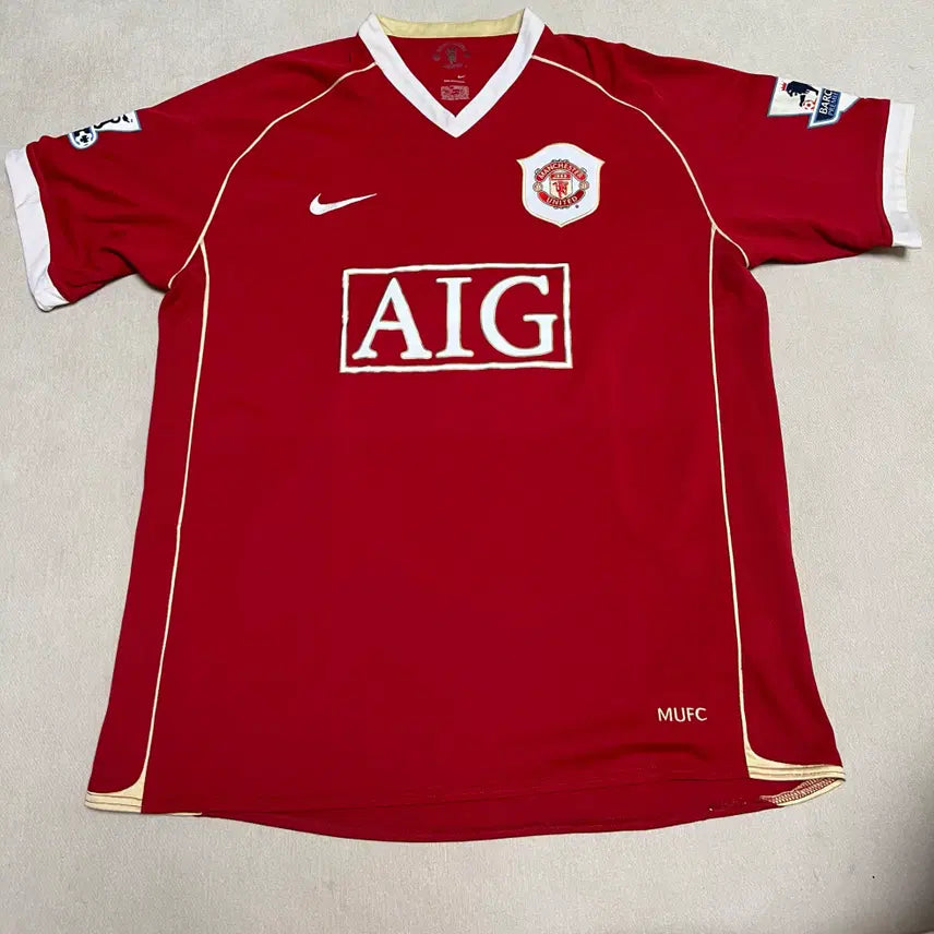[BUNJANG] Manchester United 2006-2007 Ferdinand Home Jersey / 0607맨유 홈 퍼디난드 마킹 유니폼