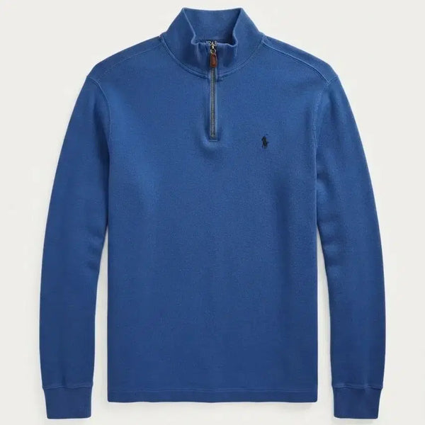 [BUNJANG] Polo Ralph Lauren Blue Half-Zip Knit M / 폴로 랄프로렌 블루 반집업 니트 M