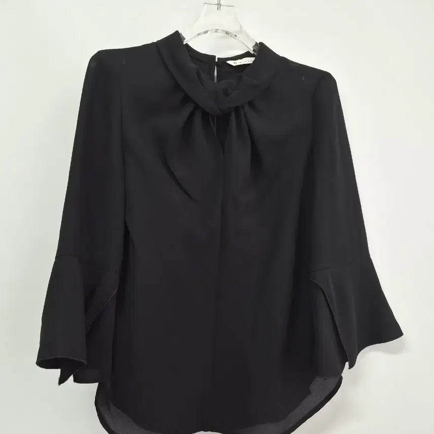 [BUNJANG] It Misha Sheer Chiffon Flare Sleeve Shirt (Size 55) / 0013 잇미샤 시스루  쉬폰 플레어 소매 셔츠 55